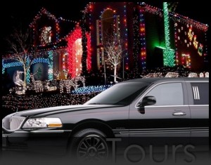 happy christmas with limousine